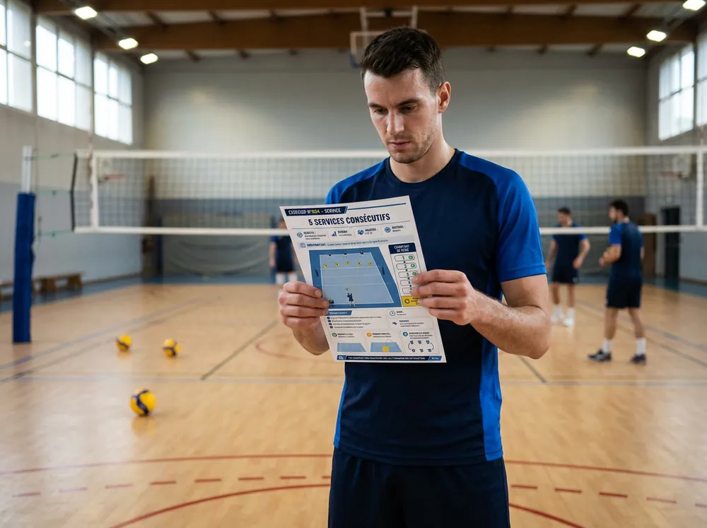 Aperçu du guide de volley illustré